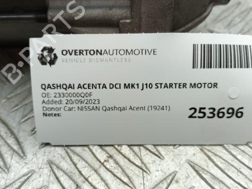 Startmotor NISSAN QASHQAI I (J10, NJ10) 1.5 dCi | BP29651900M8 