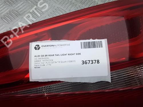 Right taillight AUDI Q5 (8RB) 2.0 TDI quattro | BP29658675C35