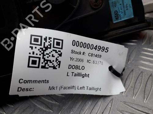 Left taillight FIAT DOBLO MPV (119_, 223_) 1.9 D Multijet | BP29645488C34