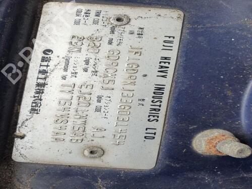 Rear right window mechanism SUBARU IMPREZA Saloon (GD) 2.0 i AWD (GD9) | BP29652216C25 