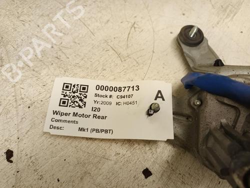 Rear wiper motor HYUNDAI i20 I (PB, PBT) 1.4 CRDi | BP29647970M102 