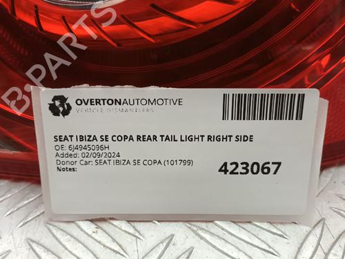 Right taillight SEAT LEON (1P1) 1.6 TDI | BP29666010C35 