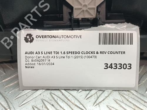 Instrument cluster AUDI A3 Sportback (8VA, 8VF) 1.6 TDI | BP29656533C47 