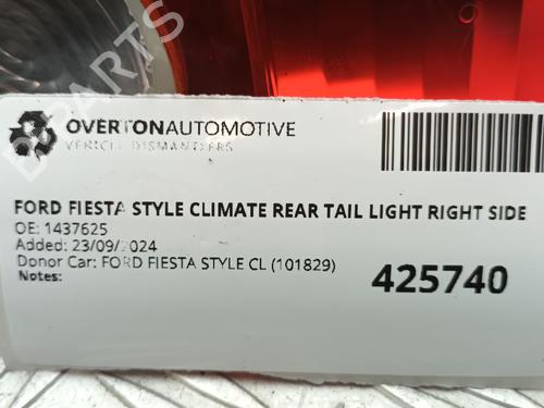 Right taillight FORD FIESTA V (JH_, JD_) 1.25 16V | BP29666615C35 