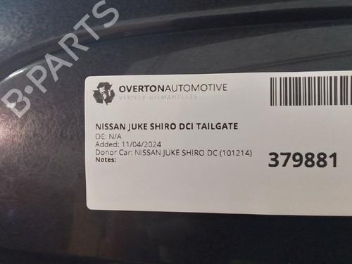 Tailgate NISSAN JUKE (F15) 1.6 | BP29659321C6 