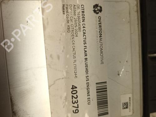 Computer motormanagement CITROËN C4 CACTUS 1.5 BlueHDi 100 | BP29661494M57