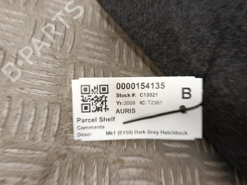 Rear parcel shelf TOYOTA AURIS (_E15_) 1.4 D-4D (NDE150_, NDE150R) | BP29649285C85