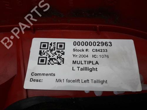 Left taillight FIAT MULTIPLA (186_) 1.9 JTD 115 | BP29645351C34