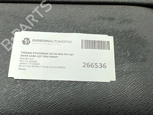 Forreste venstre beklædning RENAULT TWINGO III (BCM_, BCA_) 1.0 SCe 70 | BP29652732C58 