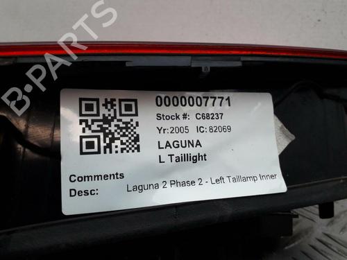 Venstre baglygte RENAULT LAGUNA II (BG0/1_) 2.0 16V (BG00, BG0K, BG0P, BG0W) | BP29645718C34