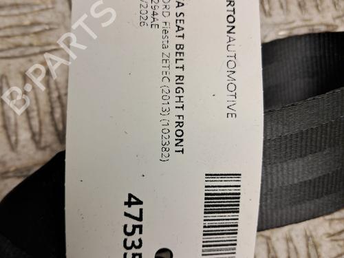 Front right seatbelt FORD FIESTA VI (CB1, CCN) 1.6 Ti | BP31662685I25  - Image 5