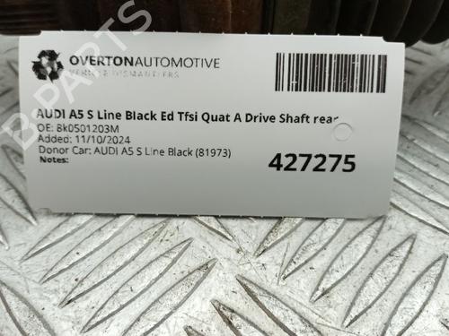 Left rear driveshaft AUDI A5 (8T3) 2.0 TFSI quattro | BP29667054M40 