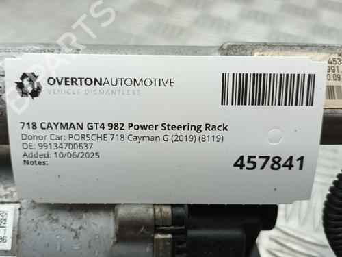 Steering rack PORSCHE 718 CAYMAN (982) 4.0 GT4 (982810, 982811) | BP29680013M22 