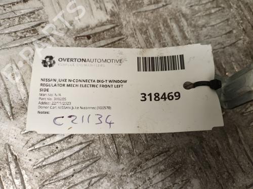 Used Front left window mechanism Front left window mechanism NISSAN JUKE (F16_) DIG-T 117 (117 hp) 33223426 33223426
