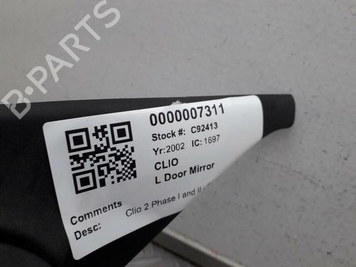 Retrovisor izquierdo RENAULT CLIO II (BB_, CB_) 1.2 16V (BB05, BB0W, BB11, BB27, BB2T, BB2U, BB2V, CB05,... | BP29645654C26 