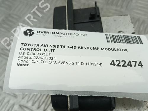 Other TOYOTA AVENSIS Saloon (_T27_) 2.2 D-4D (ADT271_, ADT271R) | BP29665904O1 