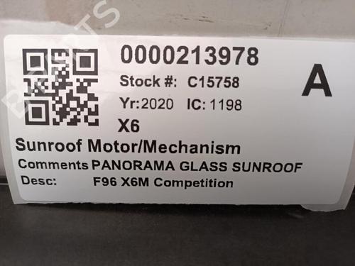 Sunroof engine BMW X6 (G06, F96) xDrive M 50 d | BP29650651M60 