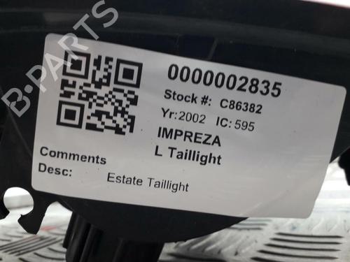 Left taillight SUBARU IMPREZA Estate (GG) 2.0 AWD (GG9) | BP29645327C34 