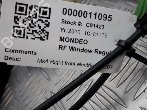 Front right window mechanism FORD MONDEO IV (BA7) 2.0 TDCi | BP29645854C23