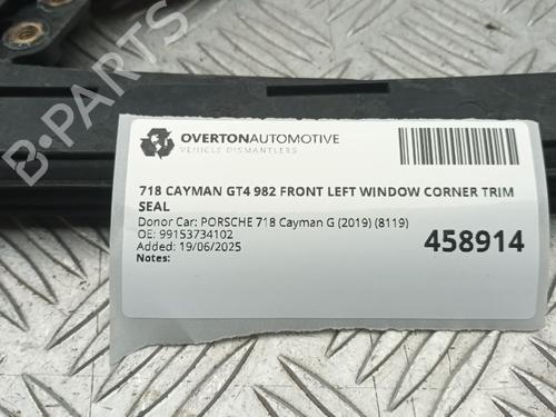 Gummiliste PORSCHE 718 CAYMAN (982) 4.0 GT4 (982810, 982811) | BP29680505C142 