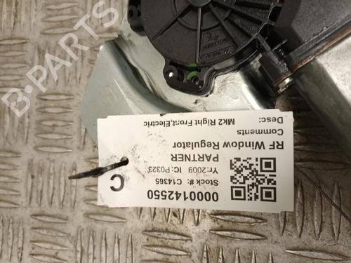 Front right window mechanism PEUGEOT PARTNER Box Body/MPV 1.6 HDi 16V | BP29649073C23 