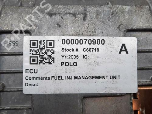 Engine control unit (ECU) VW POLO IV (9N_, 9A_) 1.2 12V | BP29647695M57 