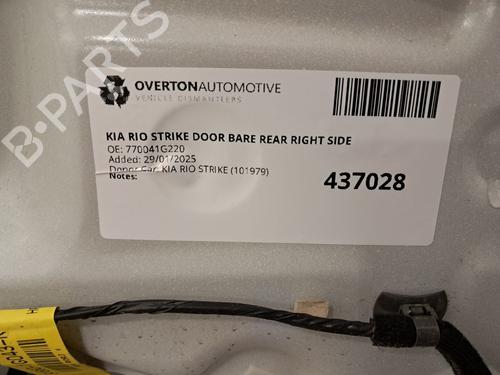 Right rear door KIA RIO II (JB) 1.4 16V | BP29670717C5 