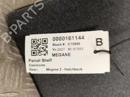 Rear parcel shelf RENAULT MEGANE II (BM0/1_, CM0/1_) 1.4 16V (BM0B, CM0B) | BP29649356C85