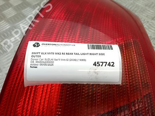 Høyre baklys SUZUKI SWIFT III (MZ, EZ) 1.5 (RS415, ZC21S) | BP29679960C35 