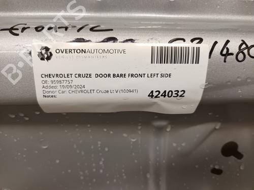 Left front door CHEVROLET CRUZE Hatchback (J305) 2.0 CDI | BP29666238C2 