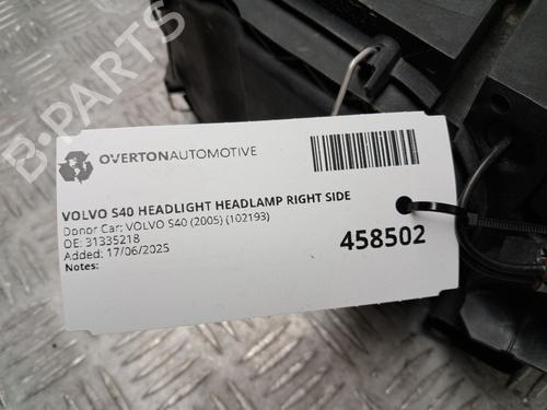 Right headlight VOLVO V50 (545) D4 | BP29740662C29