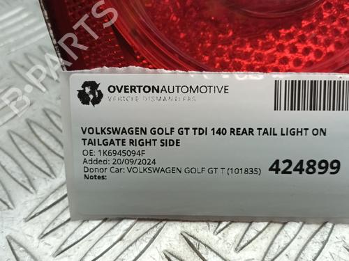 Right taillight VW GOLF V (1K1) 2.0 TDI 16V | BP29666438C35 