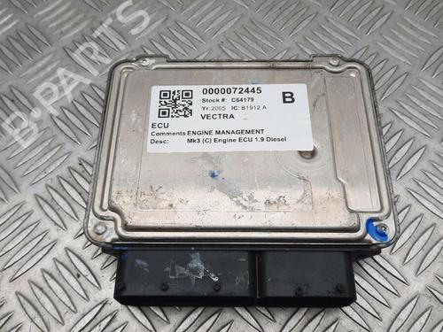 Motorstyringsenhed VAUXHALL VECTRA Mk II (C) GTS (Z02) 1.9 CDTI (120 hp) 29647607