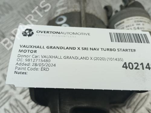 Starter VAUXHALL GRANDLAND X / GRANDLAND (A18) 1.2 Turbo (75) | BP29661487M8 