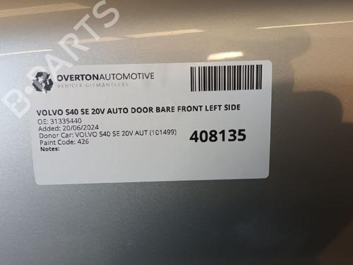 Drzwi przednie lewe VOLVO S40 II (544) 2.4 | BP29662466C2 