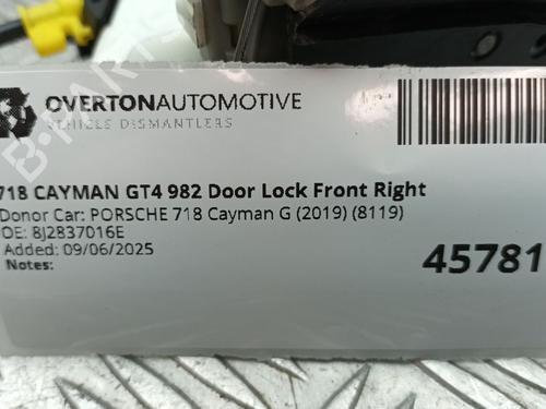 Front right lock PORSCHE 718 CAYMAN (982) 4.0 GT4 (982810, 982811) | BP29679994C97