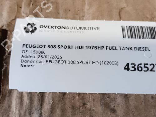 Fuel tank PEUGEOT 308 I (4A_, 4C_) 1.6 HDi | BP29670532C62