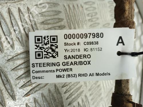 Steering rack DACIA SANDERO II 1.5 dCi | BP29648116M22