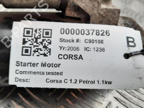Startmotor VAUXHALL CORSA Mk II (C) (X01) 1.2 Twinport (F08, F68) | BP29646549M8 