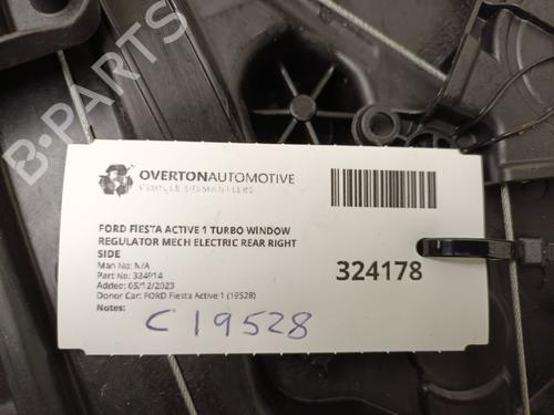 Rear right window mechanism FORD FIESTA VI (CB1, CCN) 1.6 Ti | BP29654792C25 