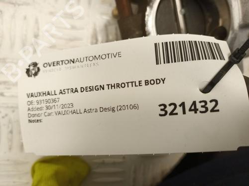 Spjældhus VAUXHALL ASTRA Mk V (H) (A04) 1.6 (L48) | BP29654567M82 