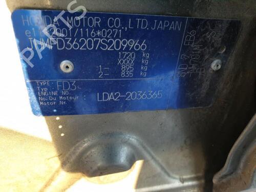 Left front driveshaft HONDA CIVIC VIII Saloon (FD, FA) 1.3 IMA (FA3, FD3) | BP29650508M38 