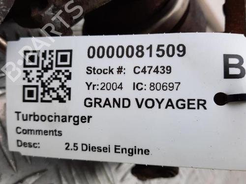 Turbocharger/Supercharger CHRYSLER VOYAGER / GRAND VOYAGER IV (RG) 2.5 CRD | BP29647786M71 