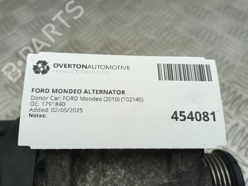 Alternator FORD MONDEO IV (BA7) 2.0 TDCi | BP29678977M7 