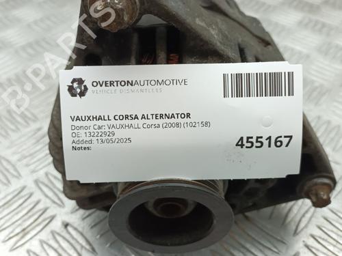 Lichtmaschine VAUXHALL CORSA Mk III (D) (S07) 1.2 (L08) | BP29679213M7 