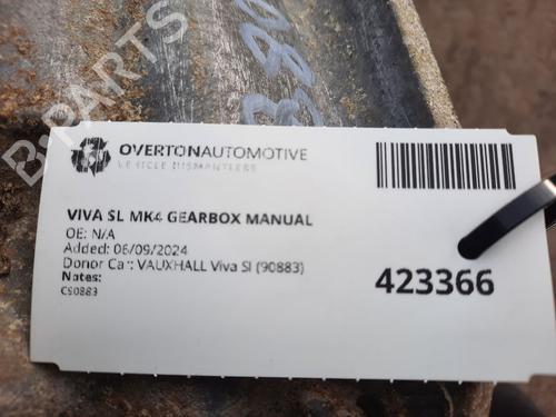 Gearbox VAUXHALL VIVA (C16) 1.0 | BP29666052M3