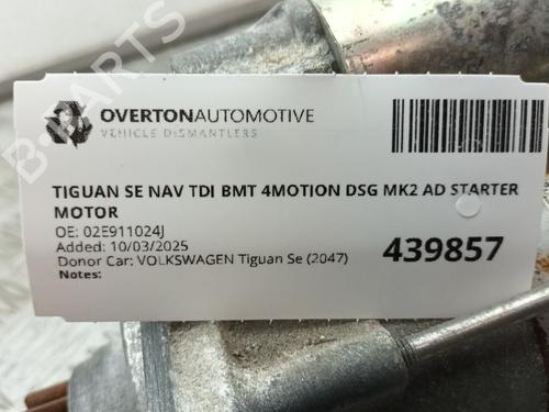 Anlasser VW TIGUAN (AD1, AX1) 2.0 TDI 4motion | BP29672003M8 