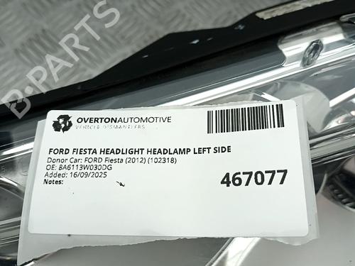Venstre forlygte FORD FIESTA VI (CB1, CCN) 1.6 TDCi | BP29685384C28 