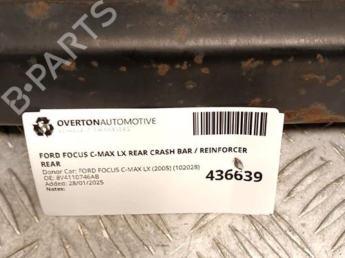 Wzmocnienie zderzaka tylnego FORD FOCUS C-MAX (DM2) 1.8 | BP29687402C73 