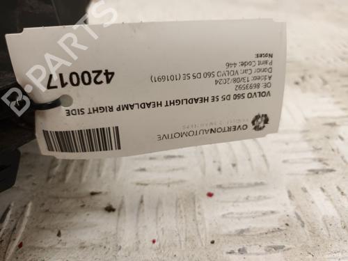 Right headlight VOLVO S60 I (384) D5 | BP31912407C29 